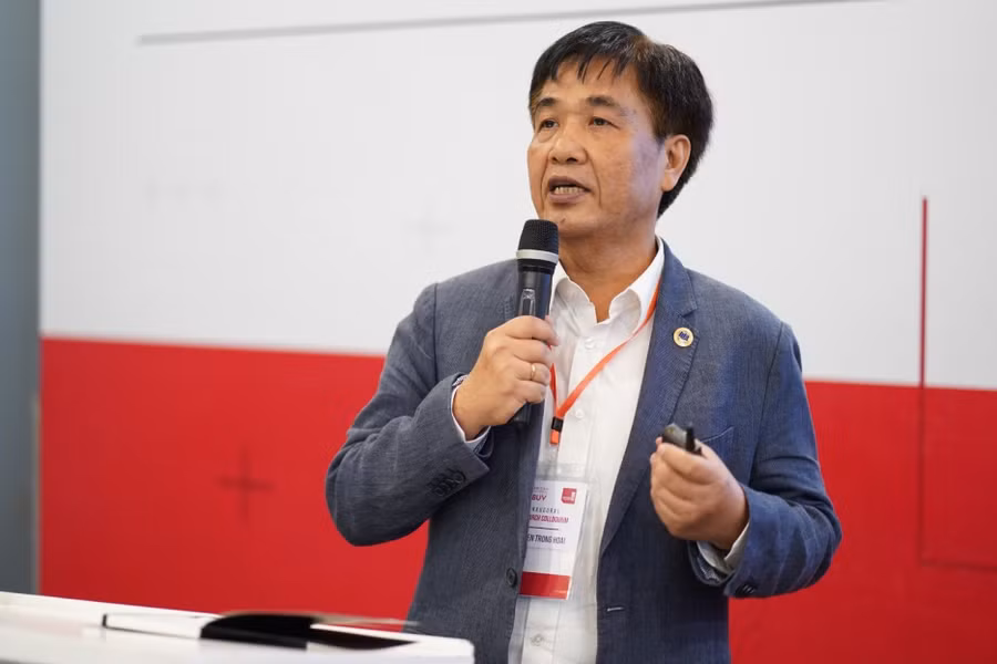 GS Nguyễn Trọng Hoài phát biểu tại “Hội nghị chuyên đề nghiên cứu quốc tế về giáo dục đại học tại Việt Nam”