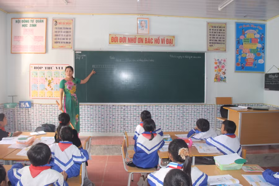 Mục tiêu của GD là phát triển con người Việt Nam toàn diện. Ảnh: Sỹ Điền
