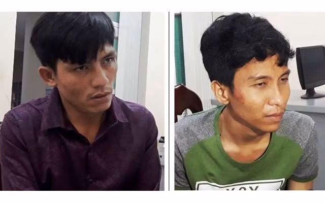 Hai đối tượng Nguyễn Vũ Hoàng Nam và Trần Tuấn Anh.