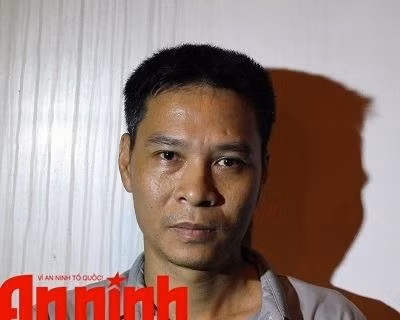 Đối tượng Nguyễn Thành Lân, ảnh: anhp