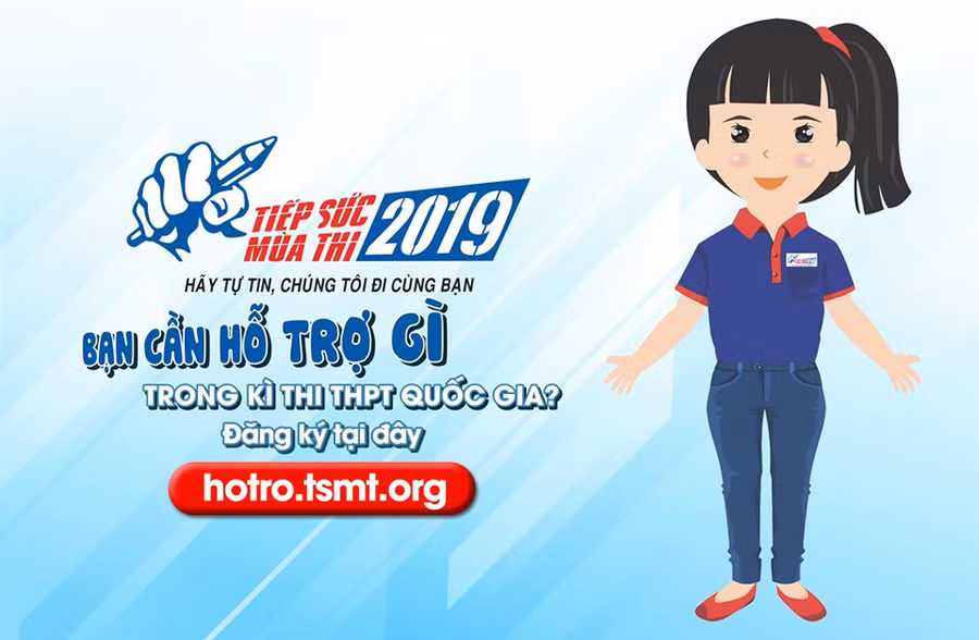 Thí sinh bỏ túi số điện thoại đường dây nóng của Tiếp sức mùa thi