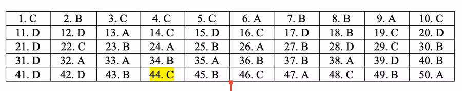 Đáp án tham khảo môn Toán thi THPT quốc gia 2019 tất cả mã đề