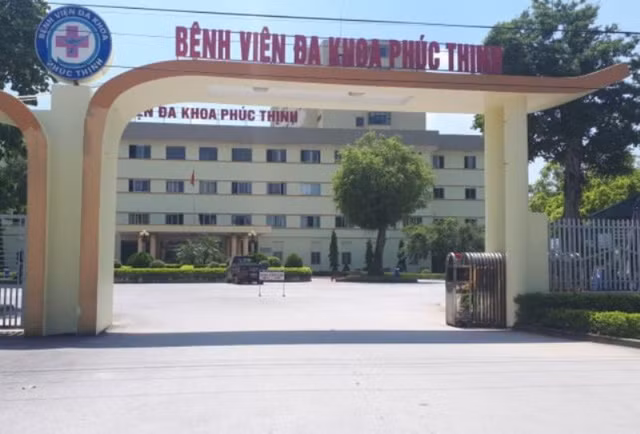 Bệnh viện Đa khoa Phúc Thịnh, thành phố Thanh Hóa - nơi bà Hoa được khám và điều trị trước đó.