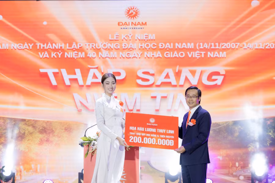 Hoa hậu Lương Thùy Linh được bổ nhiệm là Giảng viên trợ giảng