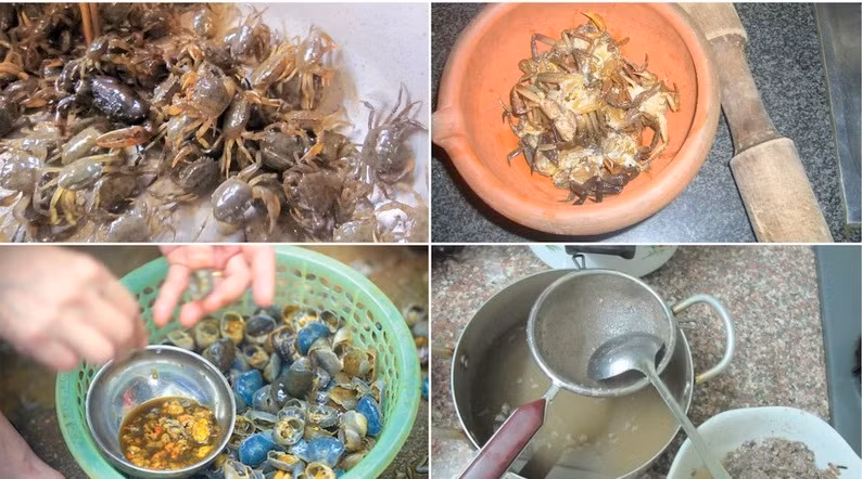 Bí quyết để nấu canh cua gạch đóng thành tảng