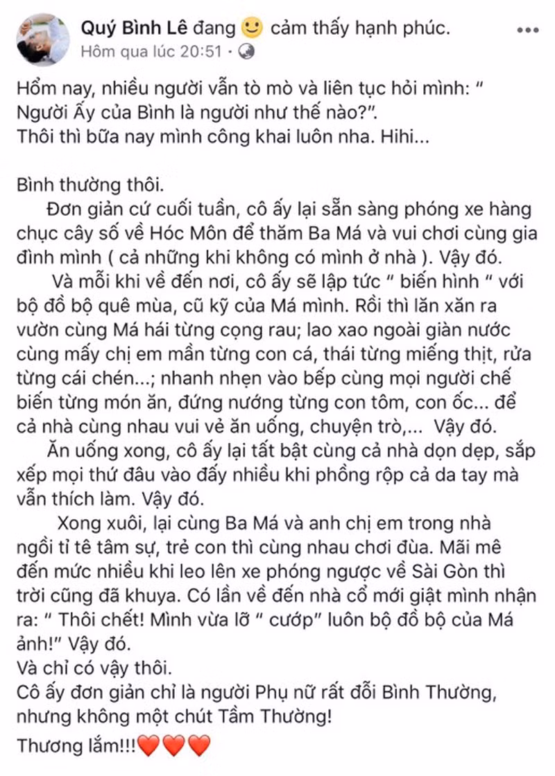 Giải trí - Quý Bình lần đầu tiết lộ câu chuyện về bạn gái đại gia (Hình 2).