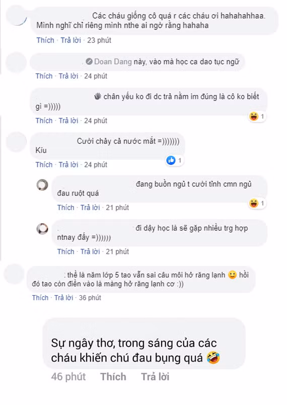 Một số người còn tỏ ra “đồng cảm” với các em vì mình cũng từng sai như vậy