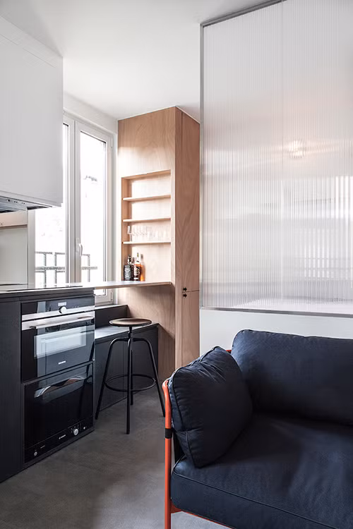 Căn hộ 28 m2 có đủ mọi không gian tiện ích