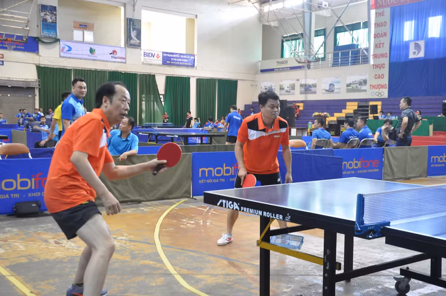 Các vận động viên hào hứng tham gia tranh tài