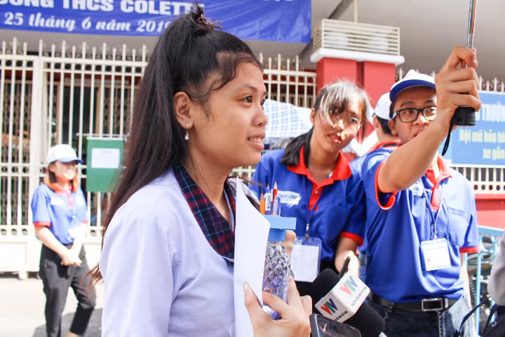 Em Nguyễn Thị Bích An học sinh Trường THPT Lê Thị Hồng Gấm.