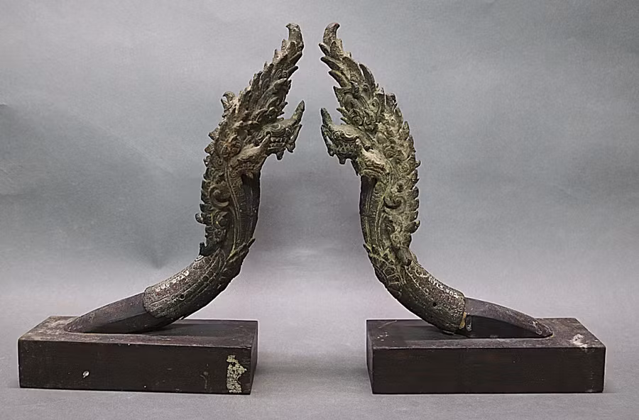 Hiện vật rắn thần Naga được đưa vào lưu trữ trong bảo tàng năm 1938.