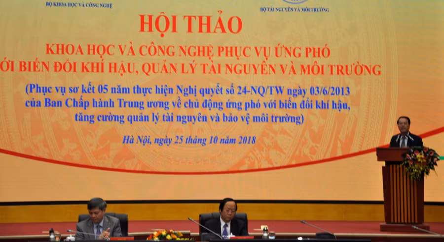 Hội thảo do Bộ KH-CN và Bộ TN-MT đồng chủ trì tổ chức