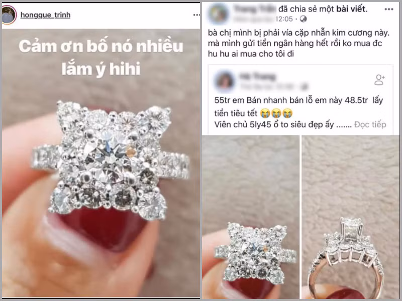 Sự thật bất ngờ đằng sau chiếc nhẫn kim cương 500 triệu của Hồng Quế ảnh 6 Empty