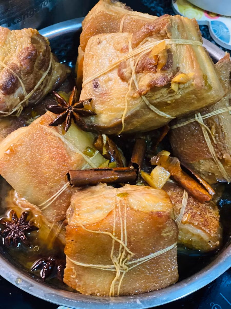 Cách làm thịt kho Đông Pha, món ăn ngon cho mâm cỗ hóa vàng ảnh 3