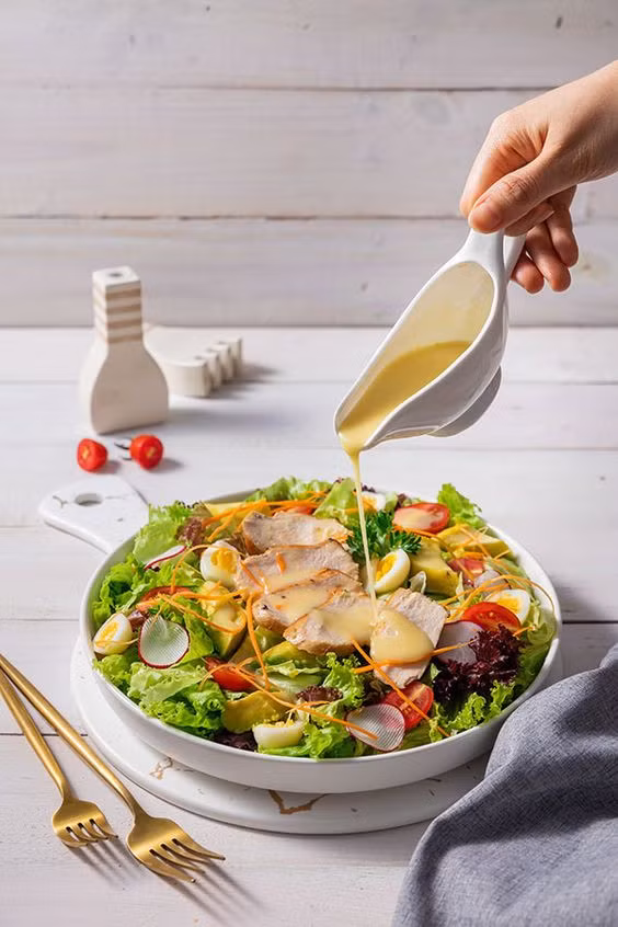 Xà lách với thịt Xà lách với thịt
