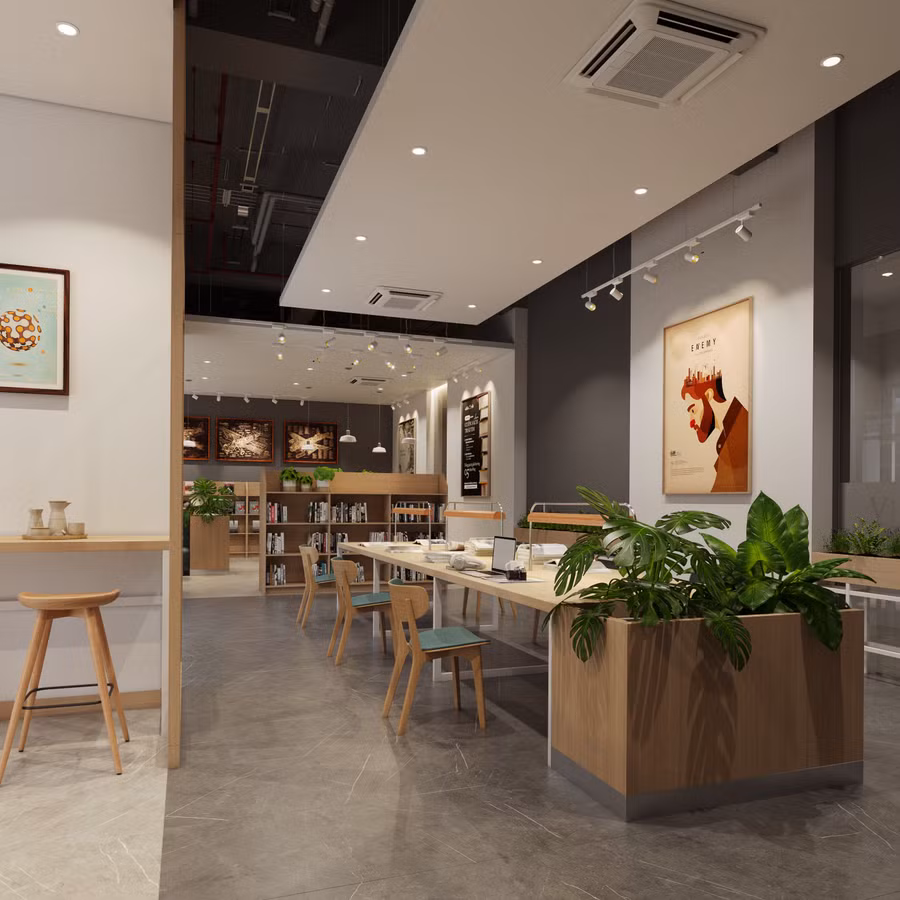 Không gian co-working space tại The Canopy Summit mang đến không gian làm việc hoàn hảo cho cư dân