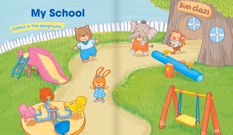 Minh họa trong bộ sách Eduplay Friends