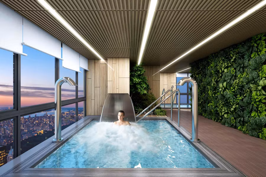 Hồ Jacuzzi Spa bốn mùa đem lại cảm giác thư giãn với tầm nhìn sang chảnh hứa hẹn đem đến trải nghiệm độc nhất vô nhị cho cư dân Hồ Jacuzzi Spa bốn mùa đem lại cảm giác thư giãn với tầm nhìn sang chảnh hứa hẹn đem đến trải nghiệm độc nhất vô nhị cho cư dân