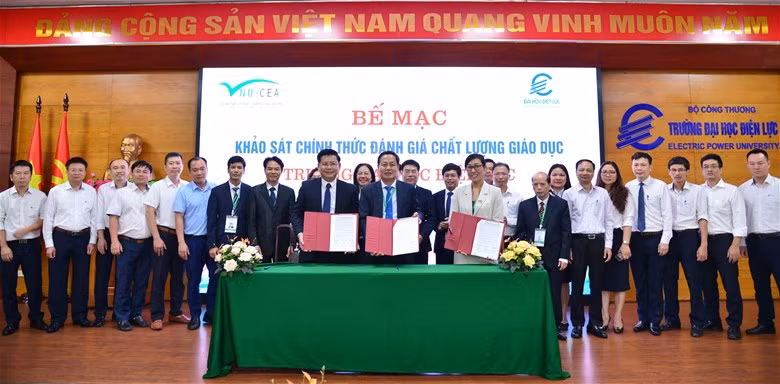 Các đơn vị ký Biên bản ghi nhớ hoàn thành đợt khảo sát chính thức.