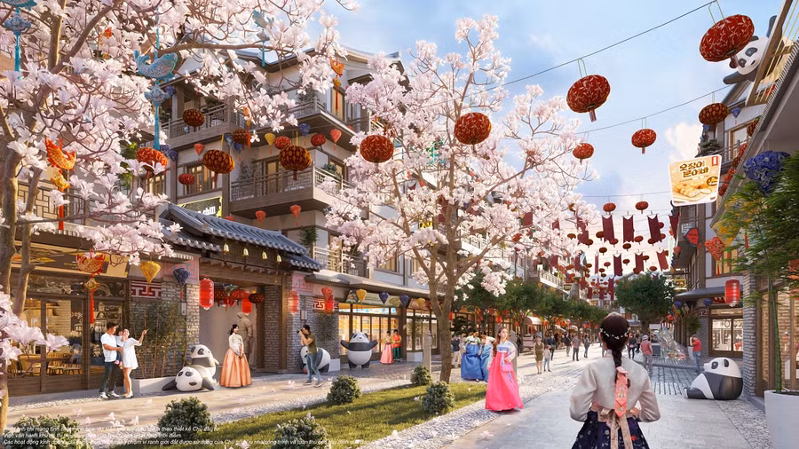 Phố đi bộ Hàn Quốc độc đáo tại K-Town, là sự giao thoa giữa văn hoá truyền thống và hiện đại tại xứ sở Kim Chi. Phố đi bộ Hàn Quốc độc đáo tại K-Town, là sự giao thoa giữa văn hoá truyền thống và hiện đại tại xứ sở Kim Chi.