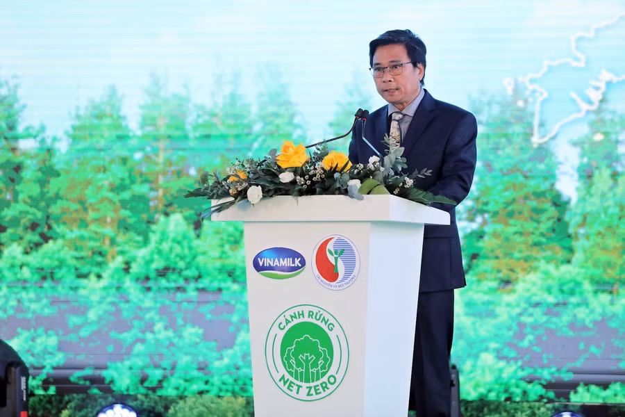 Ông Lê Hoàng Minh – Giám đốc Điều hành Sản xuất Vinamilk chia sẻ về cam kết của doanh nghiệp đối với dự án