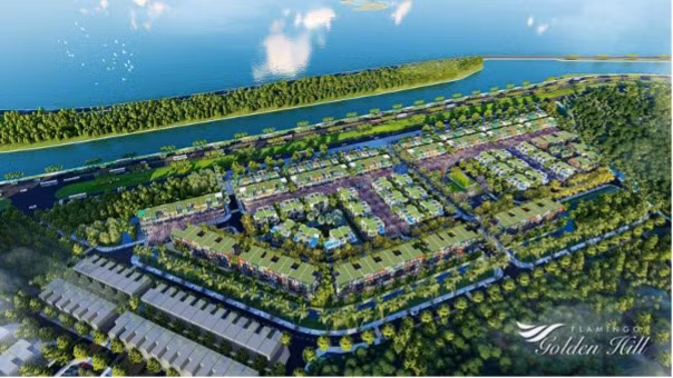 Phối cảnh dự án Flamingo Golden Hill, Ba Sao, Hà Nam.