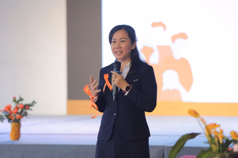 Bà Lưu Thị Thu Hiền, Phó Tổng Giám đốc THMF