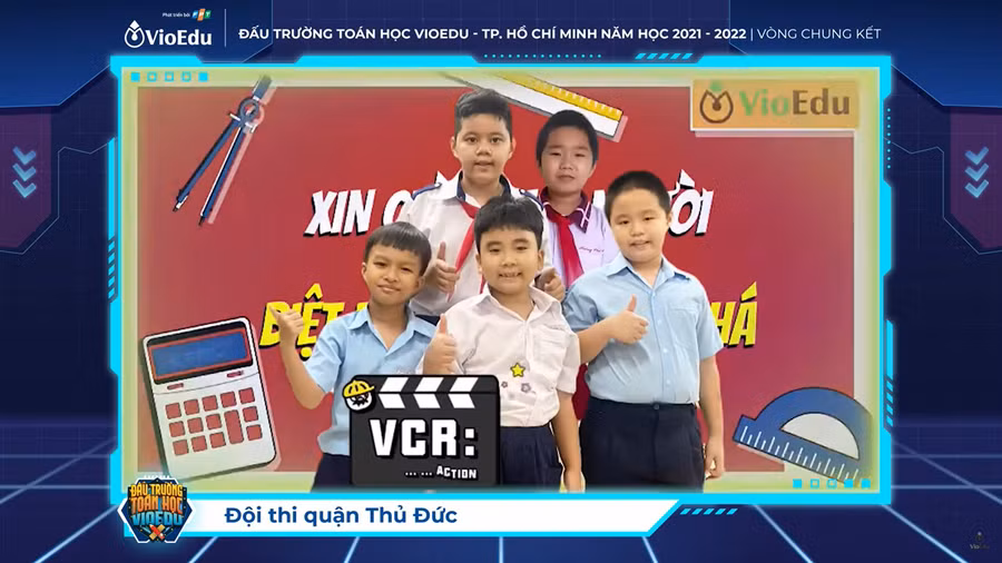 Sân chơi đấu trường VioEdu tạo cơ hội thúc đẩy học sinh phát triển kỹ năng giải quyết vấn đề, làm việc nhóm, thuyết trình.
