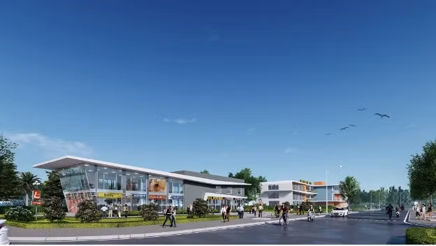 Dự án Khu nhà ở công nhân và chuyên gia do Viglacera làm chủ đầu tư có tổng diện tích 9,1 ha, dự kiến hoàn thành năm 2024.