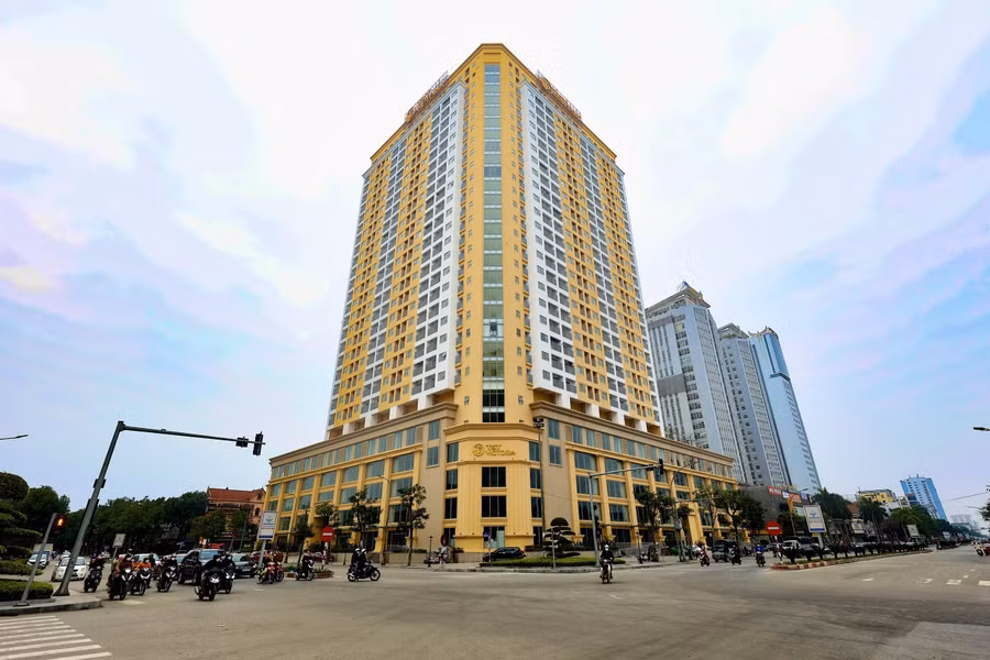 Hình ảnh thực tế dự án T&T Victoria - Số 1 Quang Trung, TP. Vinh.