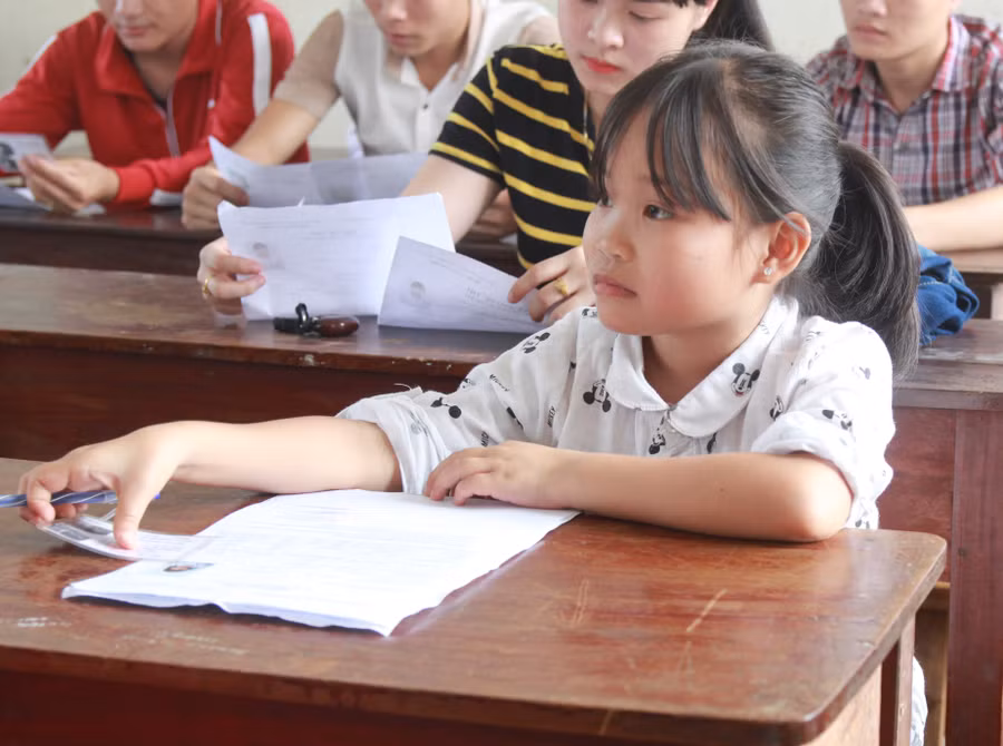 Có bé tự tin tham dự kỳ thi THPT quốc gia