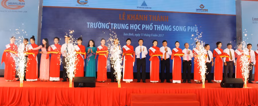 Vĩnh Long: Khánh thành trường THPT Song Phú