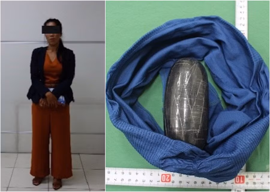 Một trong những đối tượng bị bắt

