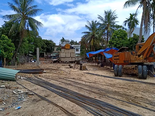 Công trình Trường MN Hoàng Lan mới dự kiến hoàn thành vào cuối tháng 2 đầu tháng 3/2019 nhưng đến nay mới triển khai mặt bằng xây dựng