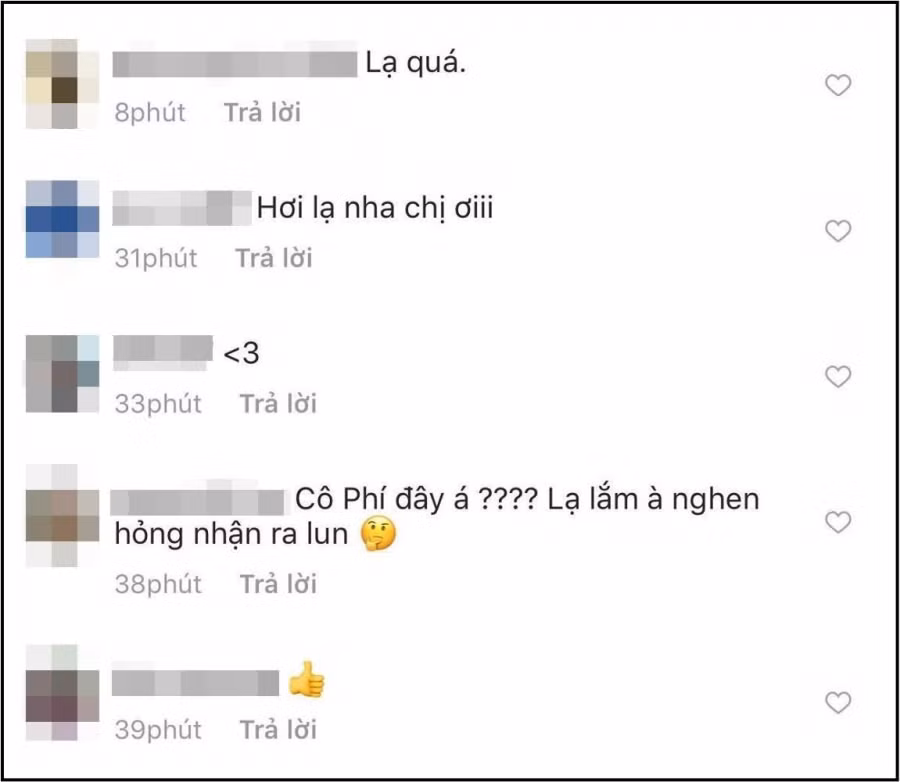 Khán giả gửi lời hỏi thăm tới Phí Phương Anh khi cô xuất hiện với gương mặt lạ hơn bình thường