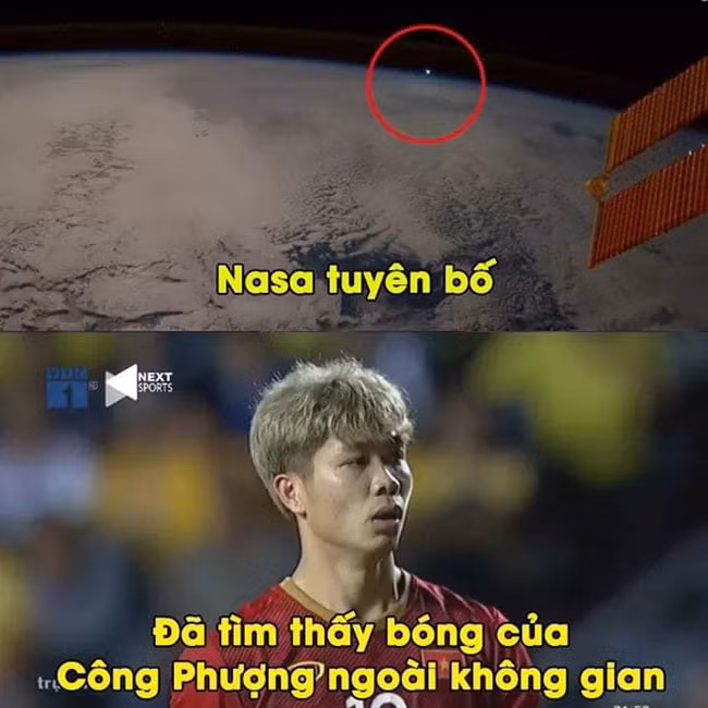 Ảnh chế Công Phương đá trượt penalty