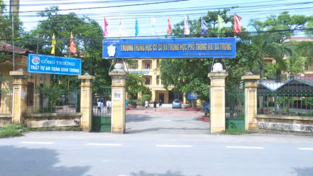 Trường THCS-THPT Hai Bà Trưng.