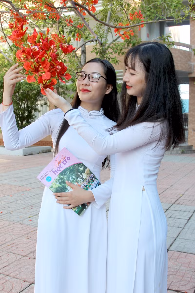 SV Trường CĐSP Bà Rịa - Vũng Tàu. Ảnh: Định Lê Yên