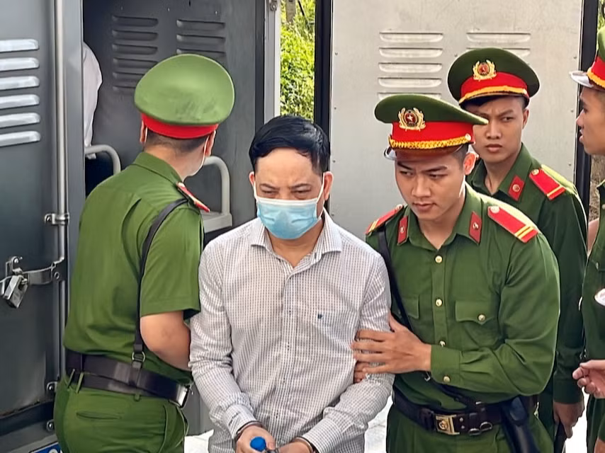 Bị cáo Phạm Trung Kiên, cựu Thư ký Thứ trưởng Bộ Y tế. (Ảnh: NLĐ)