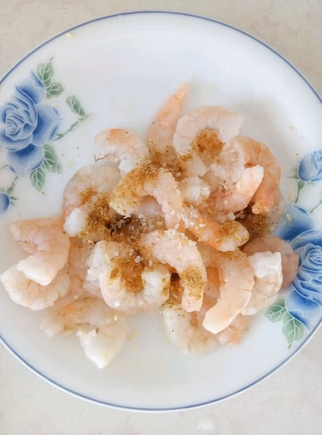 món trứng, món tôm, trứng hấp tôm