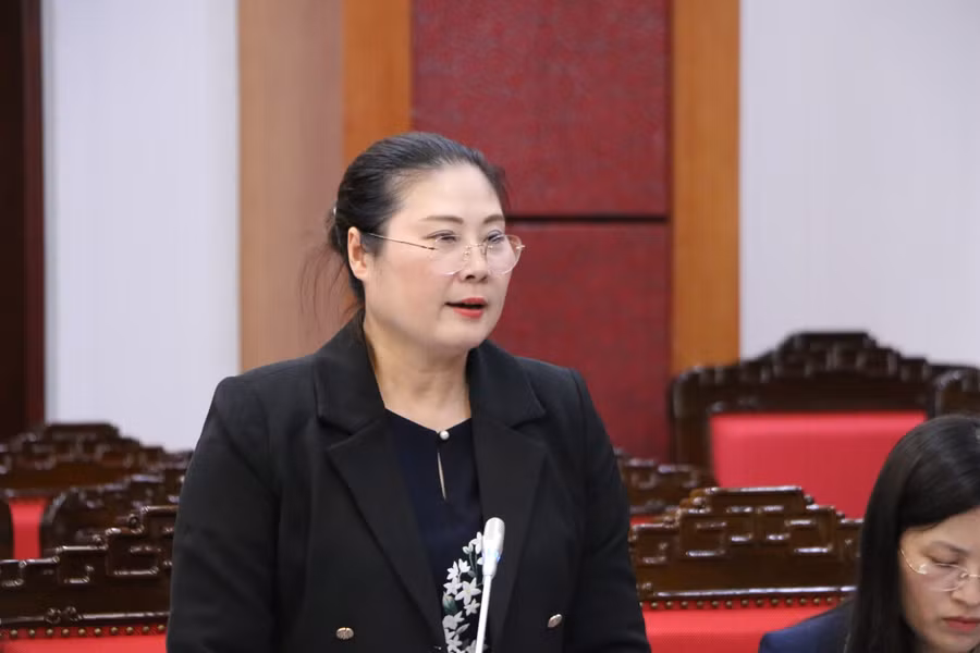 Bà Trịnh Hoài Thu - Phó Vụ trưởng Vụ Giáo dục Tiểu học, Bộ GD&amp;ĐT.