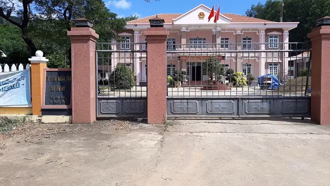 UBND xã Ân Mỹ, nơi ông Đô làm việc