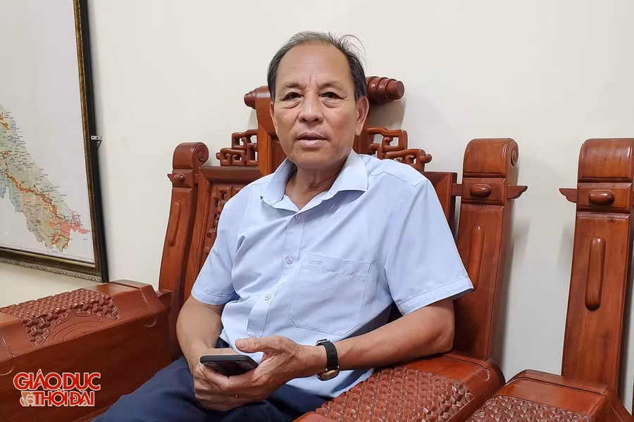 Ông Hồ Văn Tú - Liên đoàn trưởng đoàn Địa chất Bắc Trung Bộ.