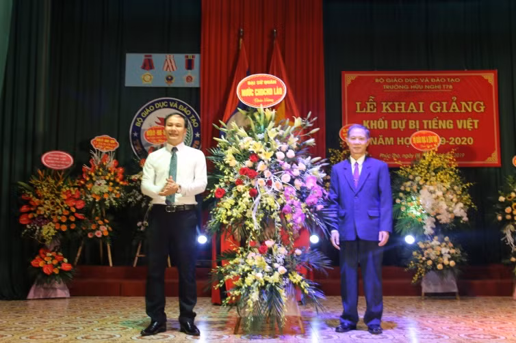 Trường Hữu nghị T78: Khai giảng năm học mới khối dự bị Tiếng Việt du học sinh Lào ảnh 1 Trường Hữu nghị T78: Khai giảng năm học mới khối dự bị Tiếng Việt du học sinh Lào ảnh 1