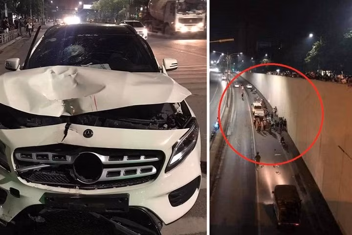 Vụ tai nạn giao thông khiến 2 người phụ nữ thương vong ở hầm Kim Liên.