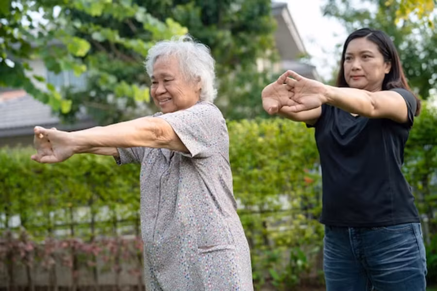 Tập thể dục mang lại rất nhiều lợi ích cho cả sức khỏe thể chất và tinh thần. (Ảnh: ITN) Tập thể dục mang lại rất nhiều lợi ích cho cả sức khỏe thể chất và tinh thần. (Ảnh: ITN)