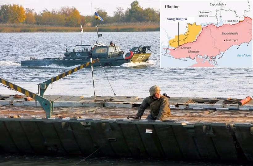 Ukraine tổng phản công, Nga gồng mình quyết giữ tả ngạn Dnieper