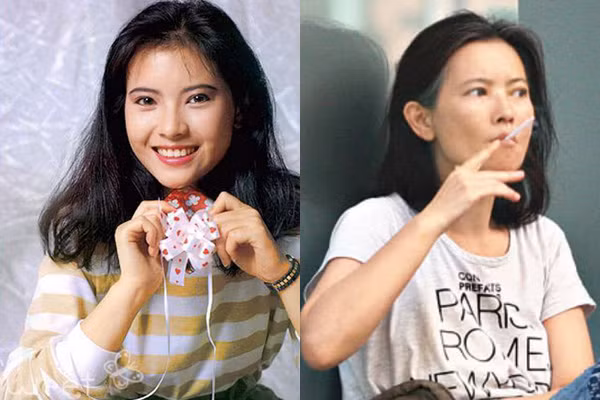 Lam Khiết Anh thời trẻ và khi về già.