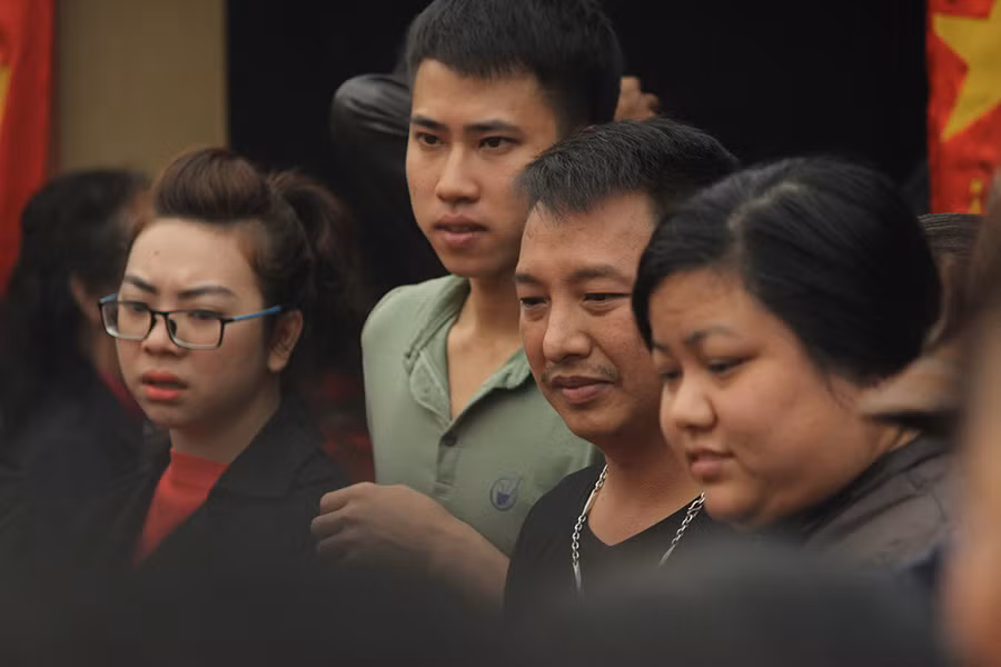 Ngày hội thu hút người dân đến xem rất đông.
