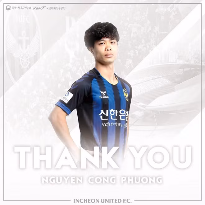 Incheon cám ơn đóng góp của Công Phượng trong thời gian vừa qua Incheon cám ơn đóng góp của Công Phượng trong thời gian vừa qua